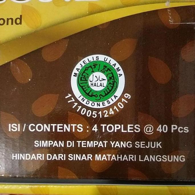 Cokelat Kacang Almond Bonibol D'King Per Dus isi 4 Toples