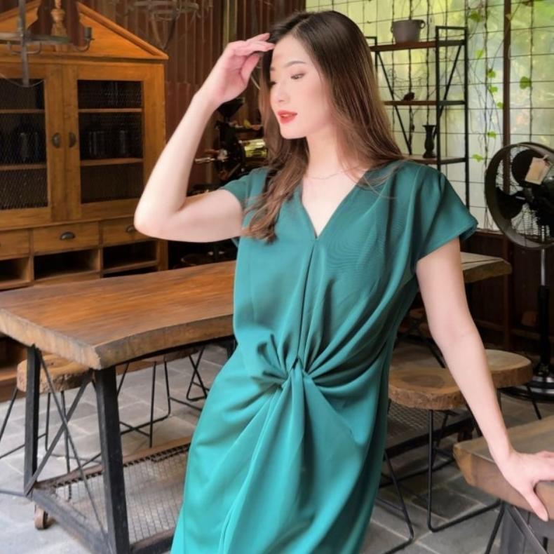 TERBARU YUANITA Korean Kaftan Maxi Long Dress Pesta Kondangan Scuba Premium Mewah Elegan