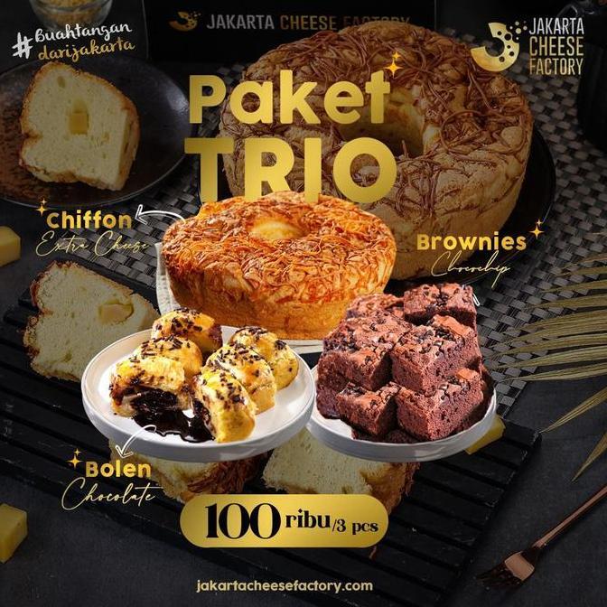 Paket Trio Jakarta Cheese Factory