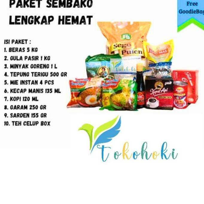PAKET SEMBAKO LENGKAP HEMAT BERAS 5KG