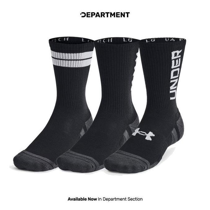 Kaos Kaki UNDER ARMOUR PERFORMANCE TECH 3 PACK 1379515002