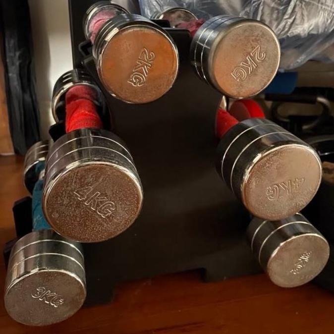 Jimu- Rak Dumbell / Dumbbell Stand / Dumbell Holder / Rak Barbel