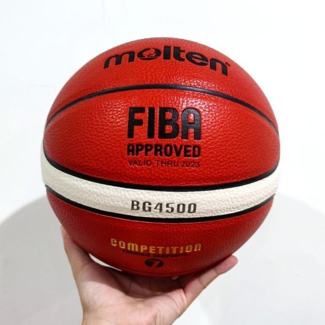 BOLA BASKET MOLTEN BG4500 - B6G4500 - BG4500 SIZE 6 PERBASI GRADE ORI LOGO PERBASI