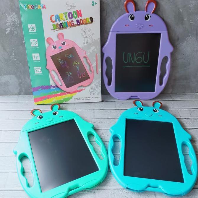 Rejaka272 - Lcd Writing Tablet Drawing 12 . 8 Inch Papan Tulis Lcd Kelinci Gagang