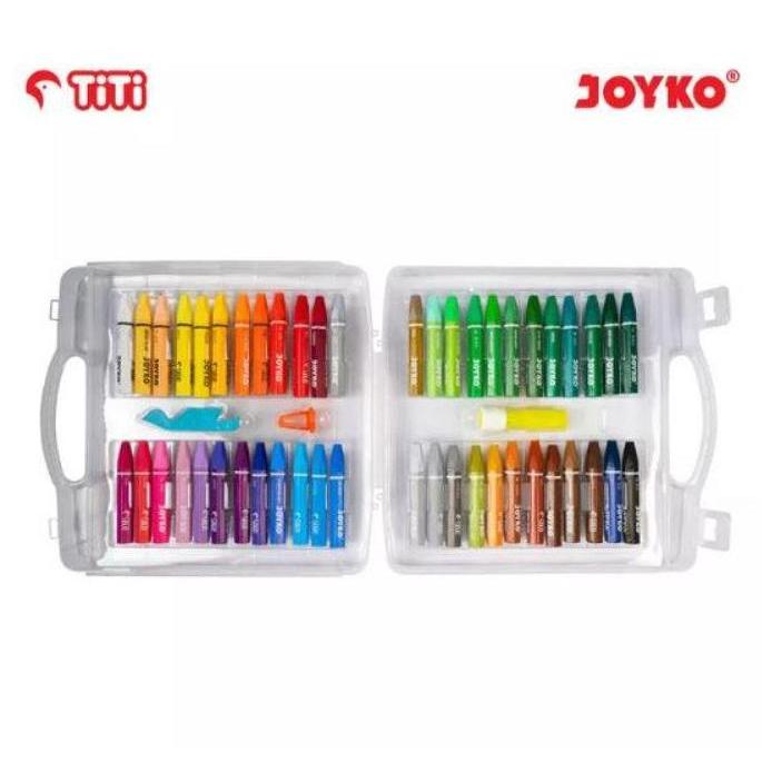 Shashin- Crayon 48 Warna Titi Joyko / Oil Pastel 48 Colour Joyko