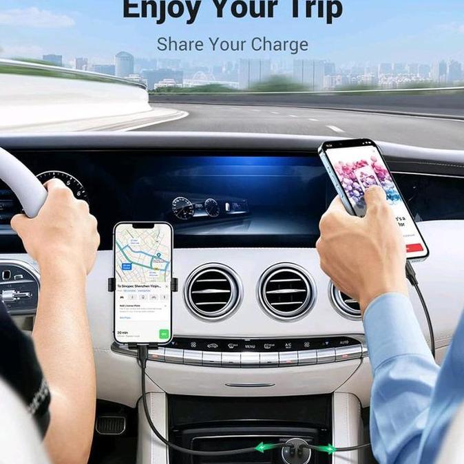 Fieri Charger Mobil D1-X Dual Type C 65 Watt Pd Qc Fast Charging