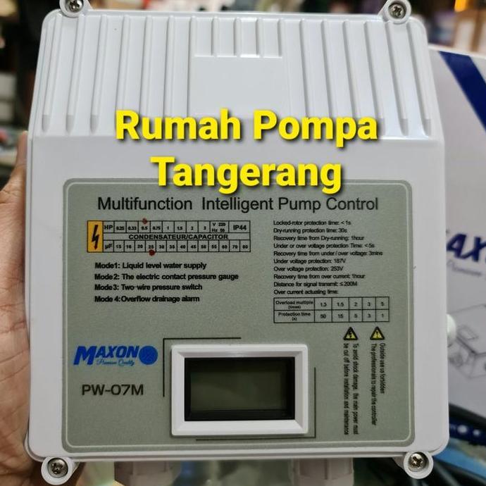 Control Box Wlc Maxon Pompa Satelit Untuk 1.5Hp 1Phase Restock