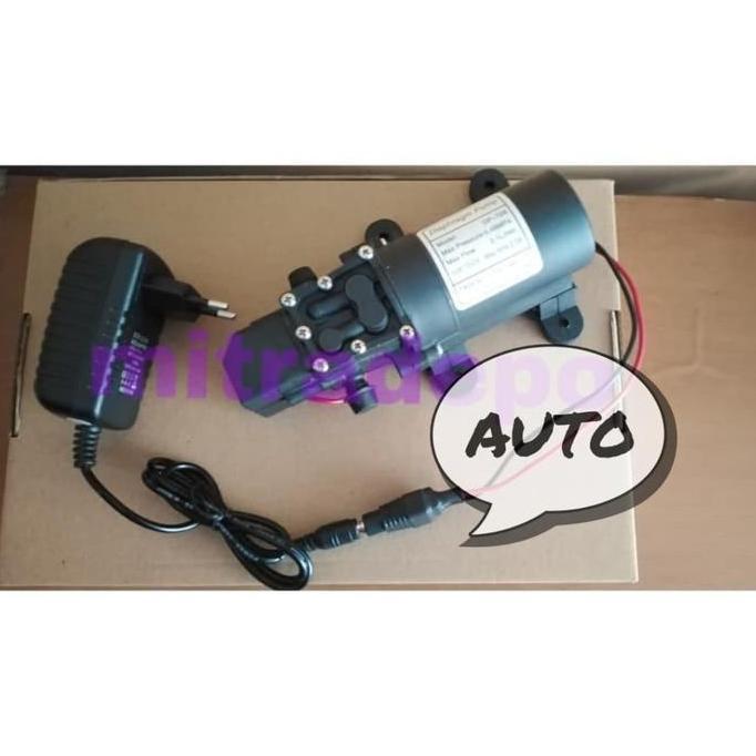 Pompa Cuci Motor/Ac/Steam/Jet Cleaner Dc12V Robotech (Pompa + Adaptor) Best Quality