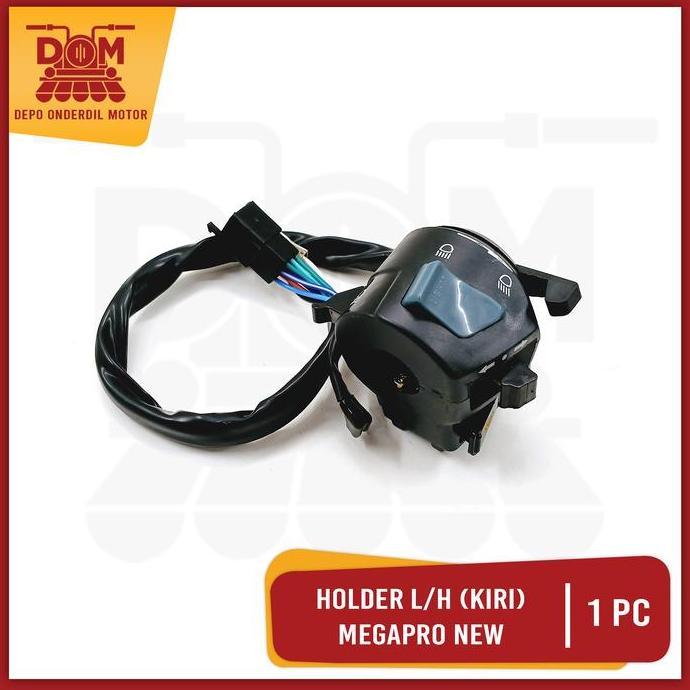 Promo Holder Kiri Megapro New L/H (KAGAYAKU) Saklar Tombol Lampu Dim Riting Passing Klakson Motorcyc