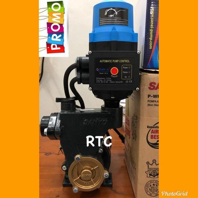 Pompa Booster Sanyo Otomatis Pressure Control Booster Pump Sanyo Baru