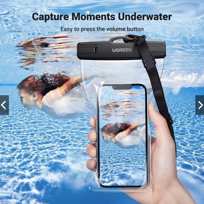 Kanpeki- Ugreen Phone Case Sarung Pelindung Hp Waterproof Multifungsi Kantong Hp Anti Air Max 6.7 In