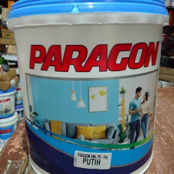 cat tembok 5kg Paragon putih harga pergalon