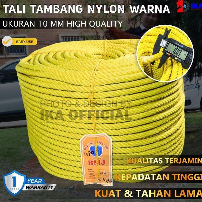 GRANTZY Tali tambang plastik 10 mm per roll TALI TAMBANG ROLL PPD 10MM/TALI TAMBANG 10MM/TALI ROLL(G