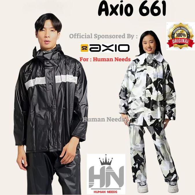 Jas Hujan Axio 661/Mantel Hujan Axio 661 Original/Axio661 Karet Rubber