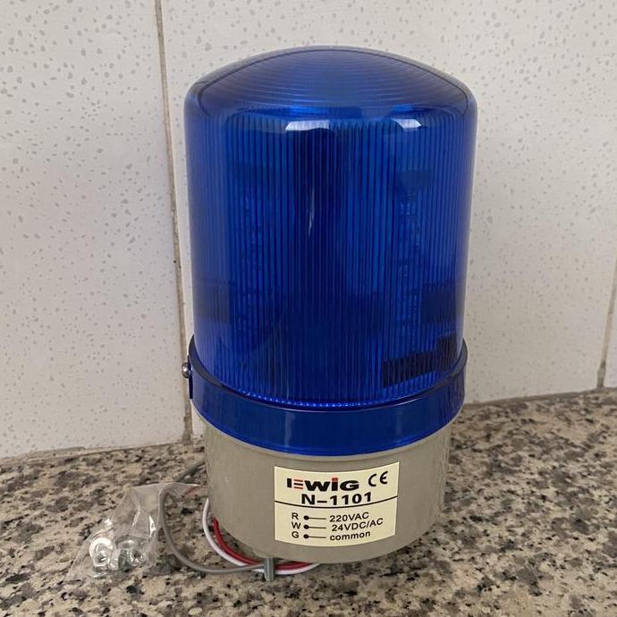 EWIG WARNING LIGHT-LAMPU ROTARY 3" LED N-1101