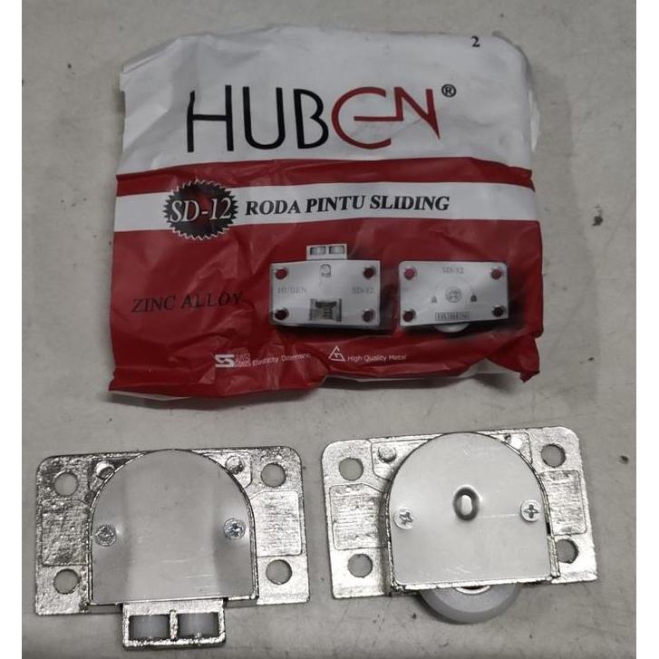 RODA PINTU LEMARI SLIDING HUBEN SD12 | RODA PINTU GESER HUBEN SD-12