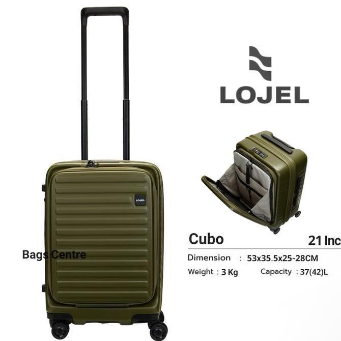 Koper Lojel Cubo Hardcase Size Small Cabin 21 inch - black