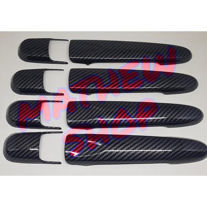BESTSELLER DOOR HANDLE COVER ALL NEW AVANZA 2012 2013 2014 2015 CARBON / PELINDUNG GAGANG HANDLE PIN