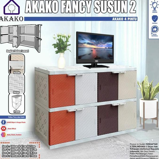 Lemari Plastik Fancy Akako Lemari Bufet