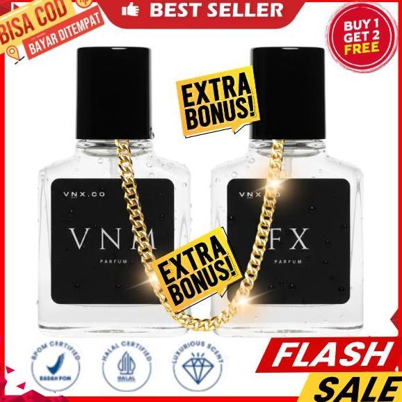 [DAPAT 3] 2 PCS VNX EXTRAIT DE PARFUM + 1 KALUNG MEWAH | WANGI TAHAN LAMA ELEGAN MEWAH MANIS KESEGAR
