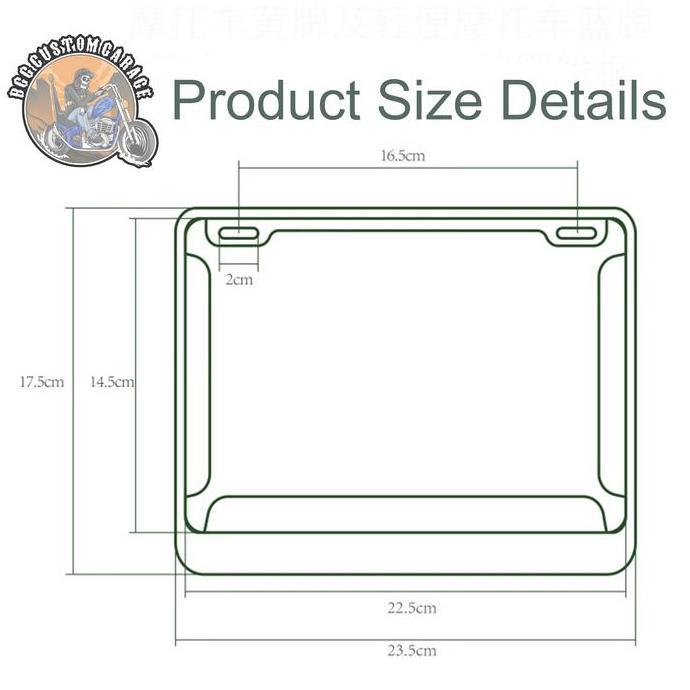 Cover Frame Plat Nomor MOONEYES Orinal . Baut Flat Nomer Mooneyes