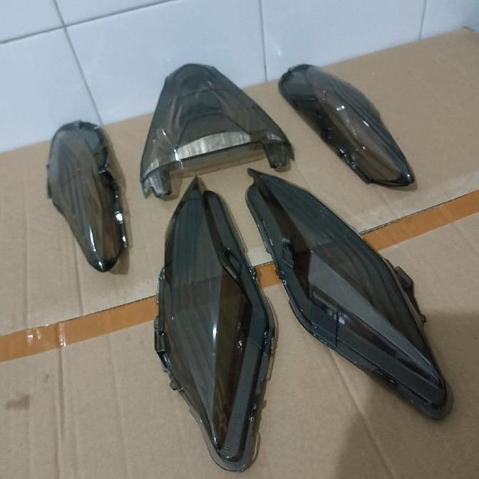 Cms.Full Set Mika Sen Depan Mika Lampu Stop Rem Belakang Mika Sen Belakang Honda Beat New Led Deluxe