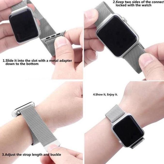 Strap Apple Watch Series 7 Ukuran 45Mm Mangnetic