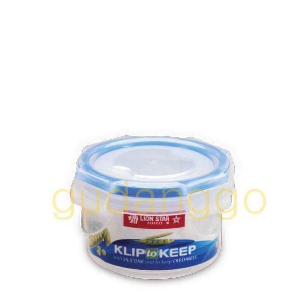 KLIP TO KEEP 3001 (150 ML) KP-86 Lion Star Kotak/Box/Wadah Bulat