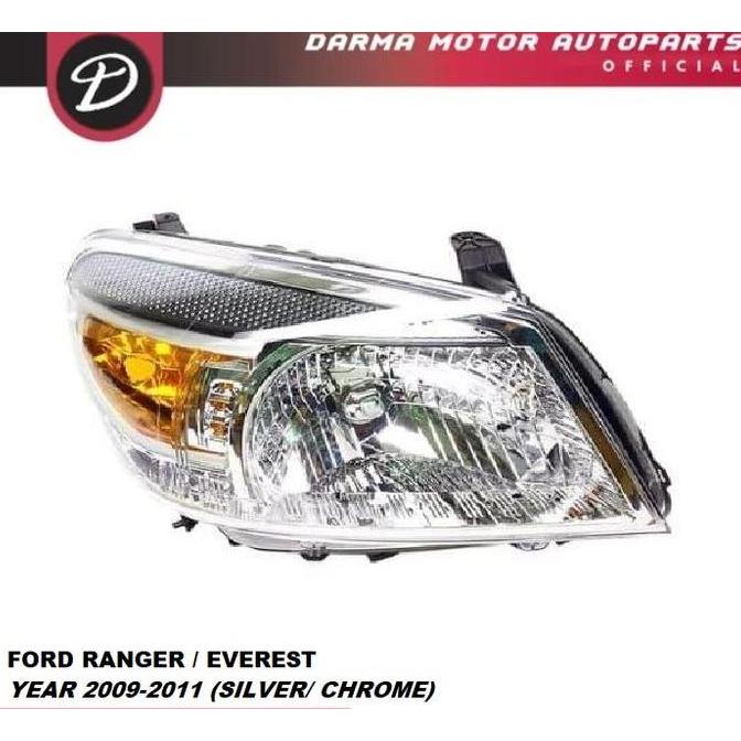 TERBARU - LAMPU DEPAN FORD RANGER EVEREST 2009 2010 2011 (HEADLAMP FORD RANGER)