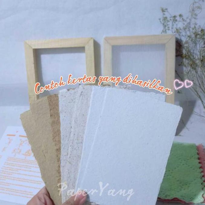 Cetakan Kertas Daur Ulang A4 / Saringan Bubur Kertas / Paperyang / kertas daur ulang