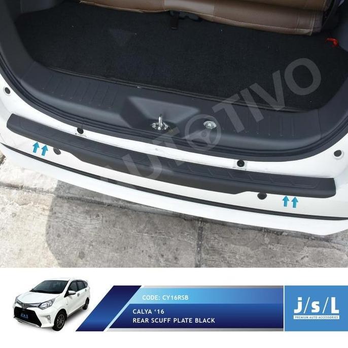 TERLARIS - PAKET Calya Sillplate Samping Dan Sillplate Belakang Black