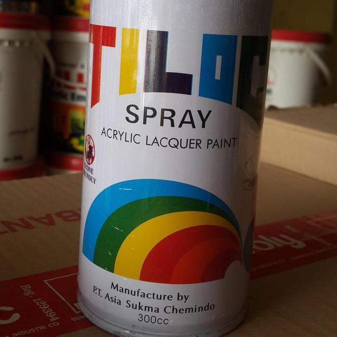 CAT SEMPROT TILOC ACRYLIC SPRAY PAINT 300CC (BKN PYLOX SAMURAI DITON ARTIC)