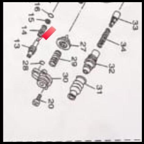 GRATIS ONGKIR PER BAUT SETELAN ANGIN KARBURATOR ALL MIO 4JH-14160 ORI YGP 