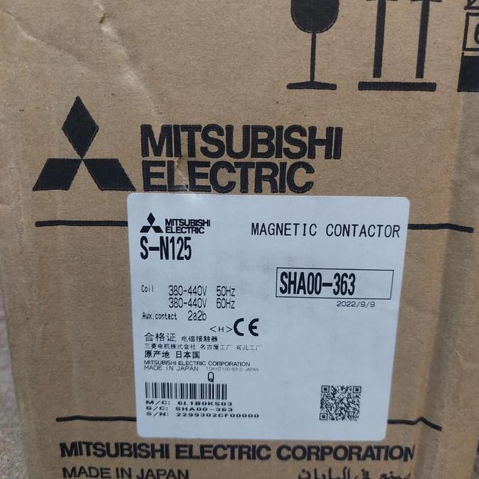 kontaktor SN-125 S-N125 MITSUBISHI 380V 380-440V ORIGINAL
