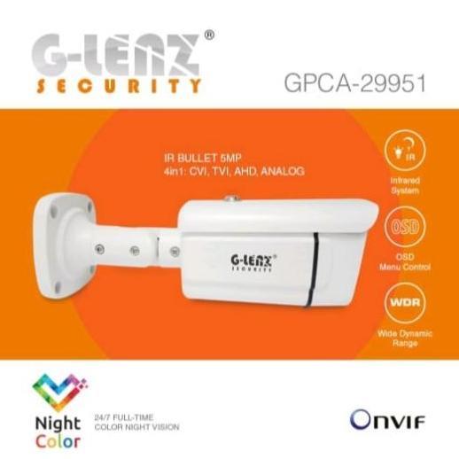 Promo Kamera Cctv Glenz 5Mp 2560P Colorvu Outdoor Built-In Mic Audio