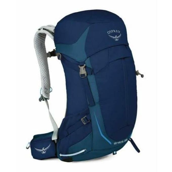 Osry Startos 50L Blue 100% - Tas Gunung Hiking Carrier Branded
