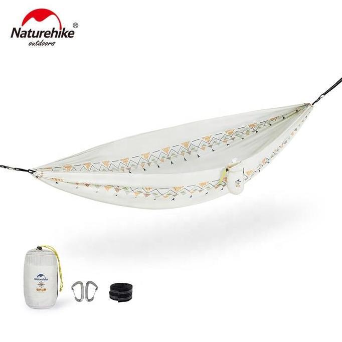 Hamok Ayunan Camping Naturehike CNH22HJ004 Printing Hammock Outdoor Hammok Kemping Hamock Tempat Tid