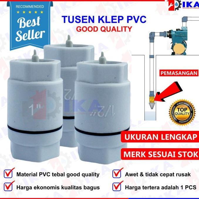 SYAUBAN tusenklep tusen klep 1'' inch pvc plastik elfa bagus awet murah cakep