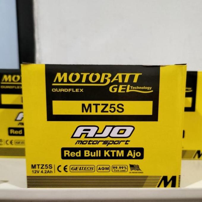 Aki motor Honda Verza Mott MTZ5S Aki Kering / Aki Gel