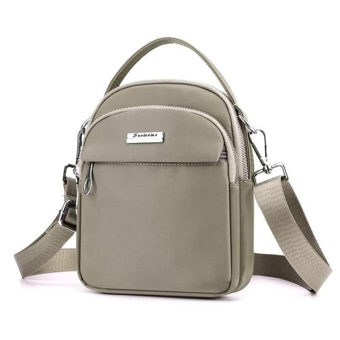 PALING MURAH DLSHA Tas Mini Selempang Wanita Terbaru 2025 Style Korea Bahu Wanita BAHAN Nylon Imfort