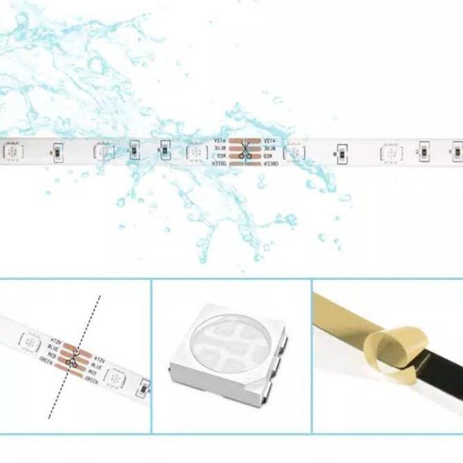 Paket LED STRIP RGB 15M SMD 5050 3528 2835 IP44 OUTDOOR