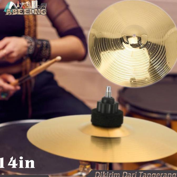 SYAUBAN Cymbal Crash 14 Inch Simbal Drum Meinl Cymbal