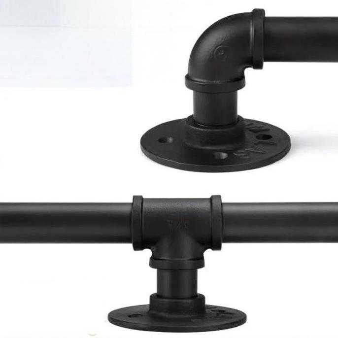 Sale 1/2/3M Pegangan Besi Tangga Anti-Selip Rell Tangga Universal Pegangan Tangga Rumah