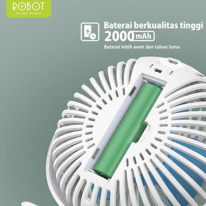 ROBOT Kipas Angin Kecil / Mini Fan Portable RT-BF10 Garansi