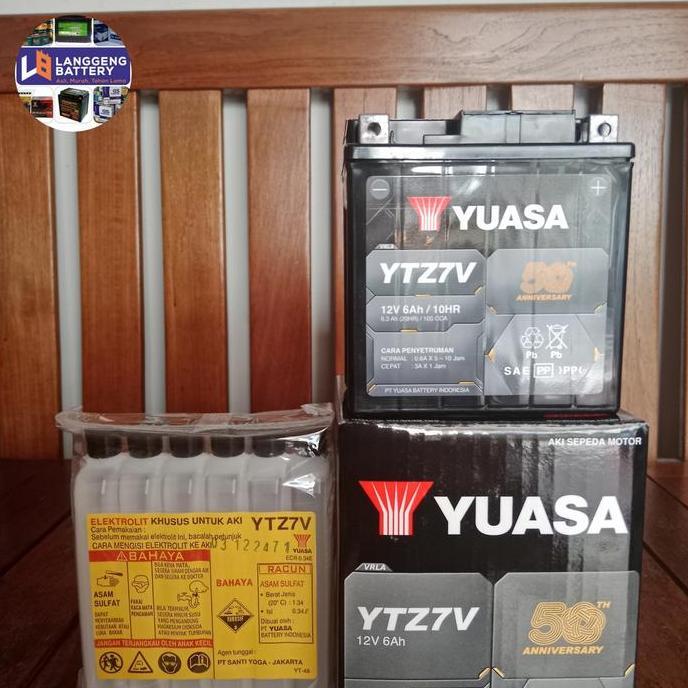 Yuasa Ytz7V Aki Original Aerox 155