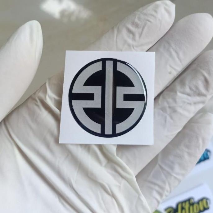 Stiker logo kawasaki H2 H2R emblem resin lentur