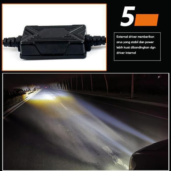 Lampu Tembak Foglamp Mini Laser D2 Pro 20W Mini Projie D2 Pro Dc8-90V