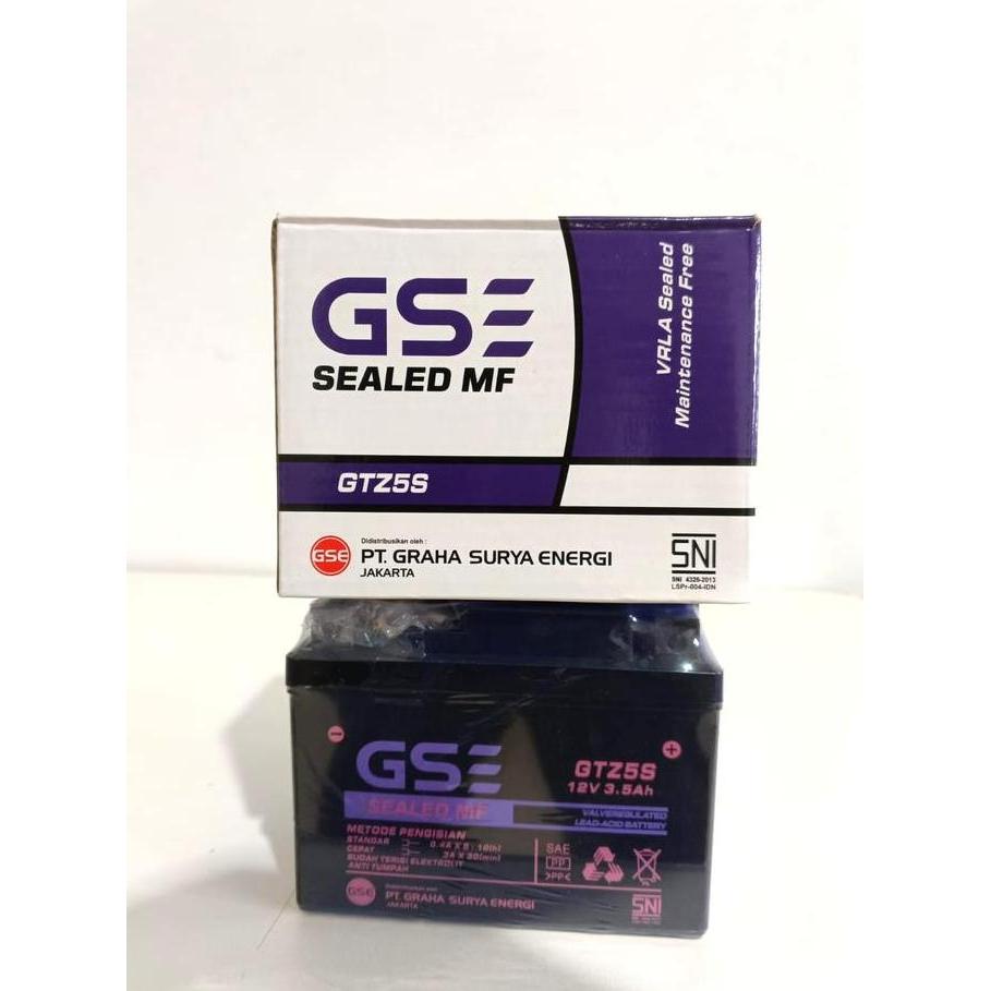 Aki Motor Honda Blade 110 + Blade 125 (Gtz5S Gse )Aki Kering Mf