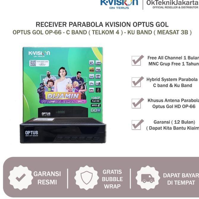 Receiver Parabola Optus New Op 66 Hd Bisa Buka Mnc Group
