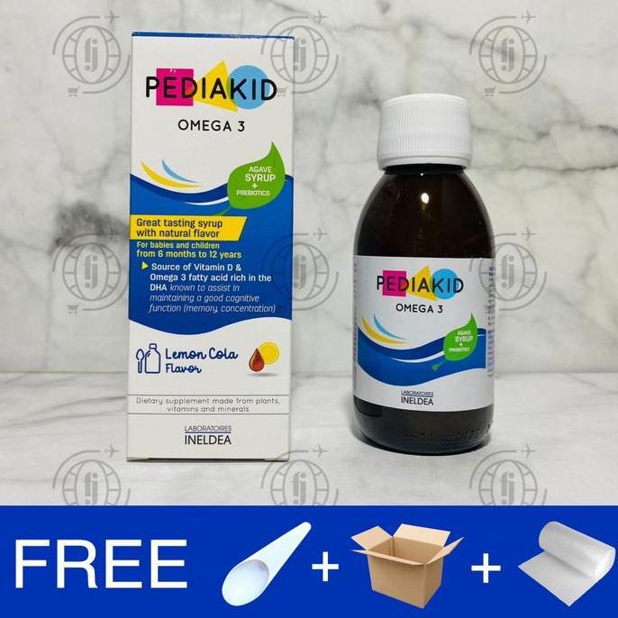 Bitamin- Pediakid Multivitamin Anak 125Ml - Varian Lengkap Appetite Booster, Immune, Omega 3, Iron, 